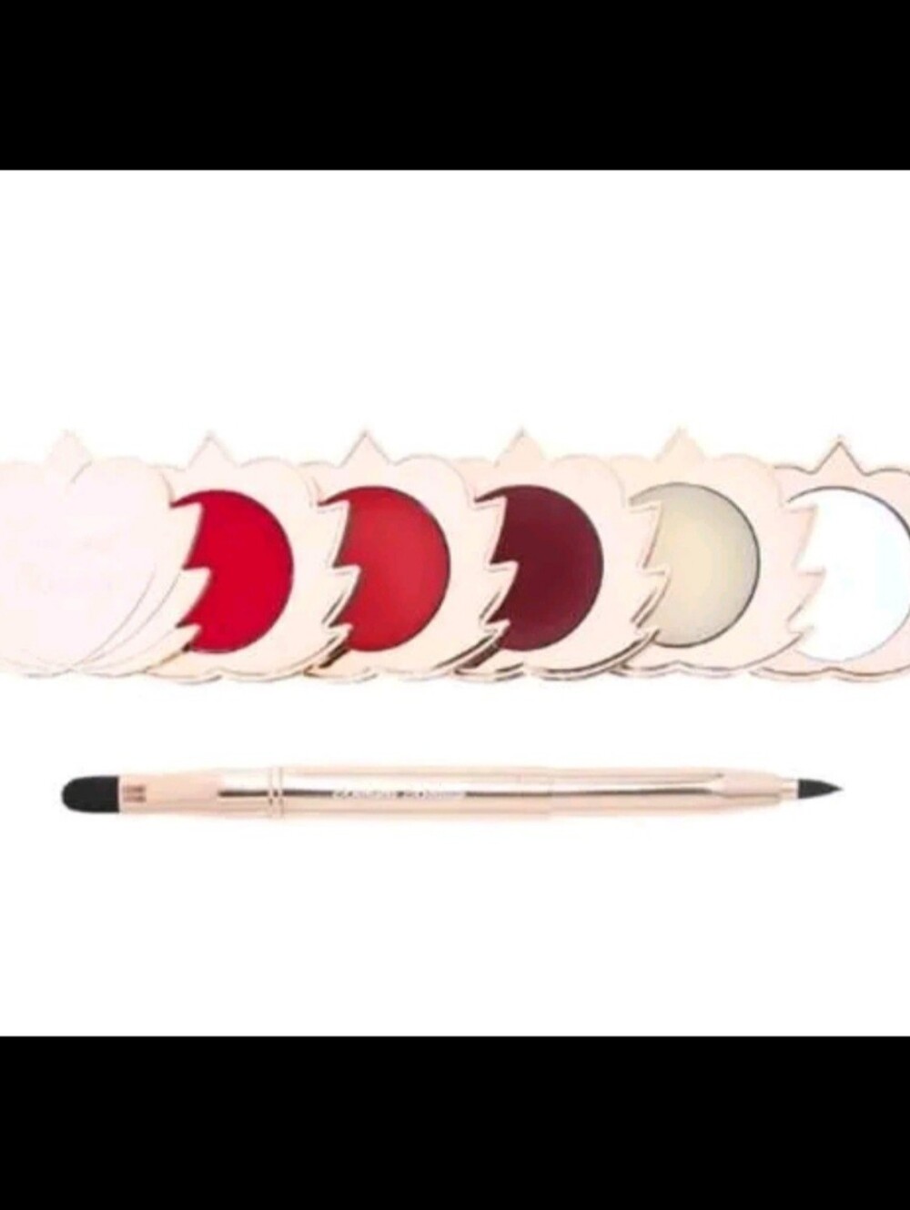Blessed Beauty Dual-Ended Lip with Pink and Red Shade Palette NIP